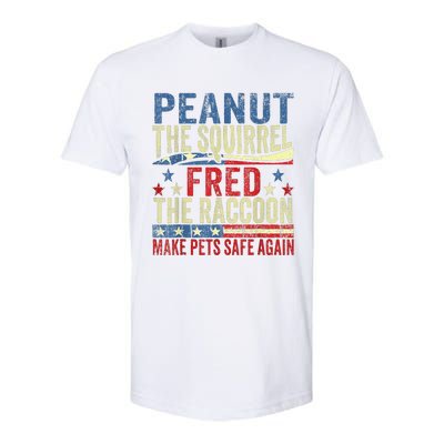 Peanut The Squirrel & Fred The Raccoon Make Pets Safe Again Softstyle CVC T-Shirt