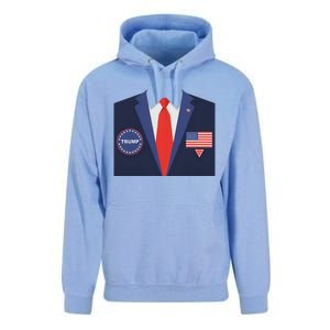 President Trump Suit Halloween Lazy Costume Flag Unisex Surf Hoodie