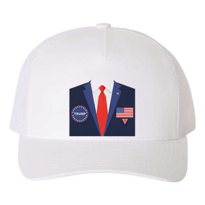President Trump Suit Halloween Lazy Costume Flag Yupoong Adult 5-Panel Trucker Hat