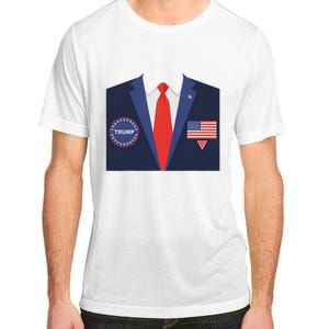 President Trump Suit Halloween Lazy Costume Flag Adult ChromaSoft Performance T-Shirt