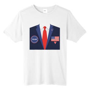 President Trump Suit Halloween Lazy Costume Flag Tall Fusion ChromaSoft Performance T-Shirt