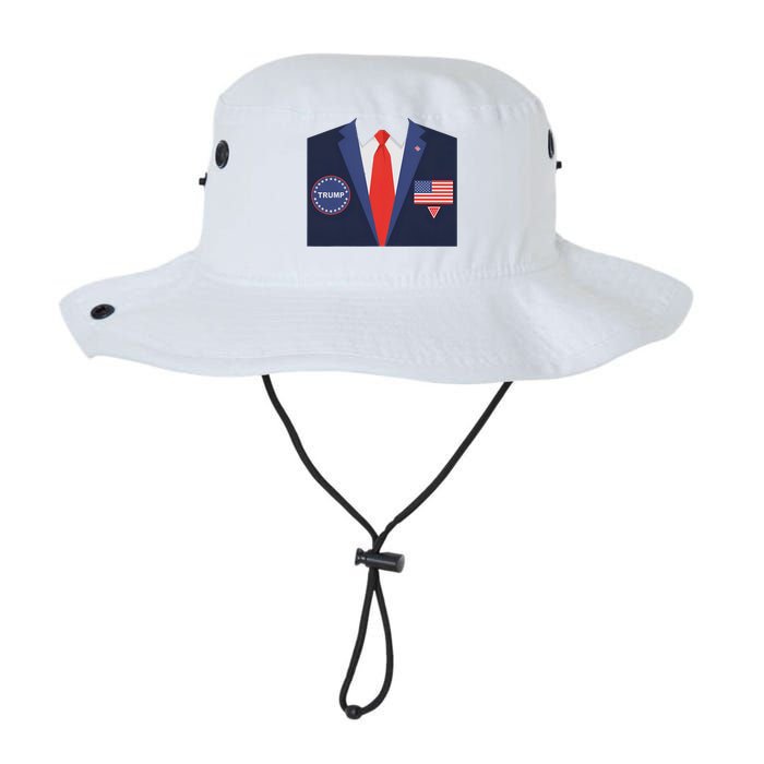 President Trump Suit Halloween Lazy Costume Flag Legacy Cool Fit Booney Bucket Hat