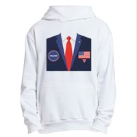 President Trump Suit Halloween Lazy Costume Flag Urban Pullover Hoodie