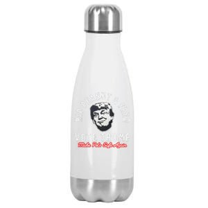 Peanut The Squirrel & Fred The Raccoon Make Pets Safe Again Stainless Steel Insulated Water Bottle