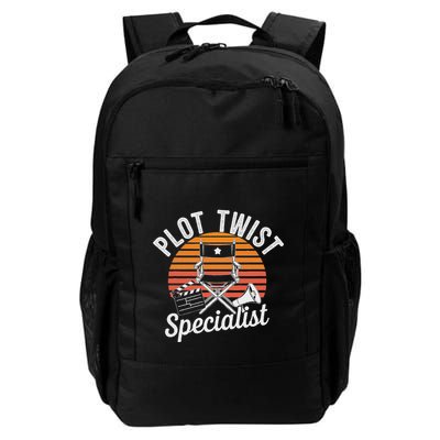 Plot Twist Specialist Film Director Filmmaker Movie Backpack