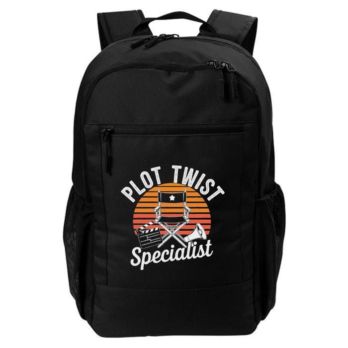 Plot Twist Specialist Film Director Filmmaker Movie Backpack