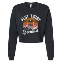 Plot Twist Specialist Film Director Filmmaker Movie Cropped Pullover Crew