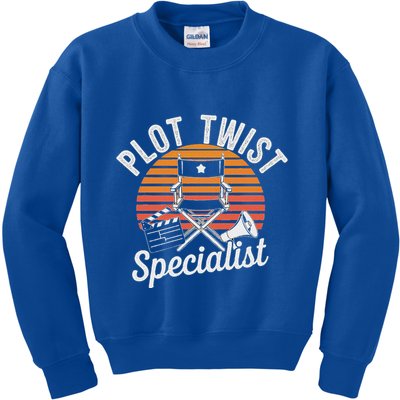 Plot Twist Specialist Film Director Filmmaker Movie Kids Sweatshirt