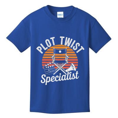 Plot Twist Specialist Film Director Filmmaker Movie Kids T-Shirt