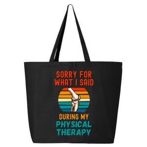 Physical Therapy Surgery Recovery Knee Replacement 25L Jumbo Tote