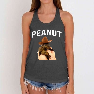 Peanut The Squirrel Women's Knotted Racerback Tank