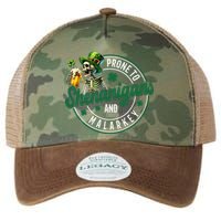 Prone To Shenanigans And Malarkey St Patricks Day Legacy Tie Dye Trucker Hat