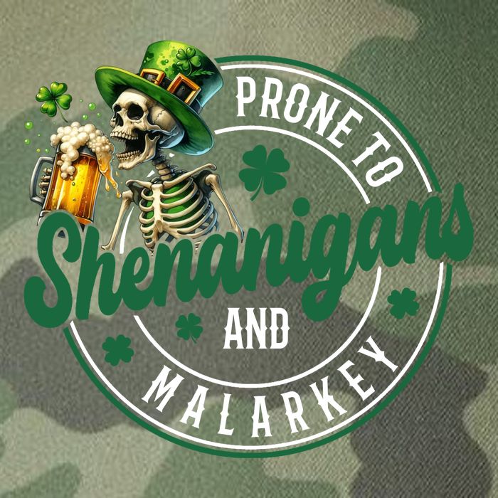 Prone To Shenanigans And Malarkey St Patricks Day Legacy Tie Dye Trucker Hat