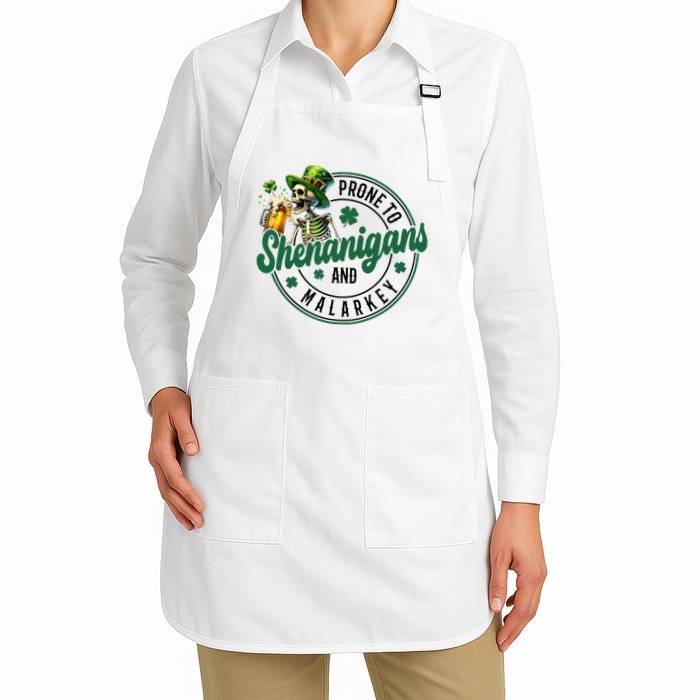 Prone To Shenanigans And Malarkey St Patricks Day Apron