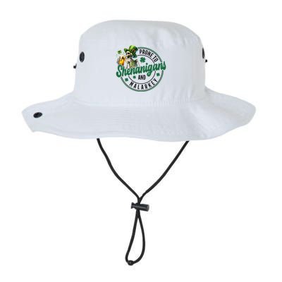 Prone To Shenanigans And Malarkey St Patricks Day Bucket Hat
