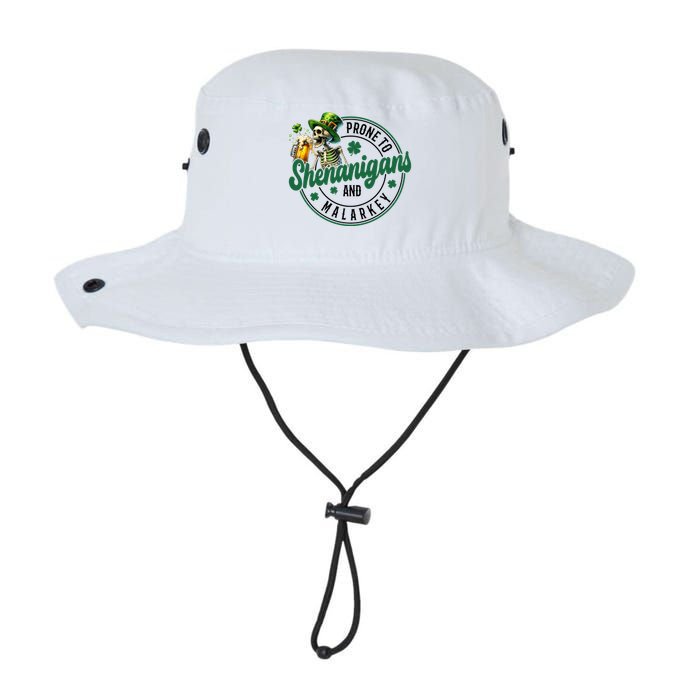 Prone To Shenanigans And Malarkey St Patricks Day Bucket Hat