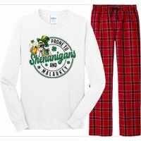 Prone To Shenanigans And Malarkey St Patricks Day Long Sleeve Pajama Set