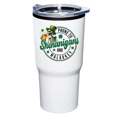 Prone To Shenanigans And Malarkey St Patricks Day Tumbler