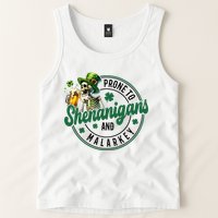 Prone To Shenanigans And Malarkey St Patricks Day Tank Top