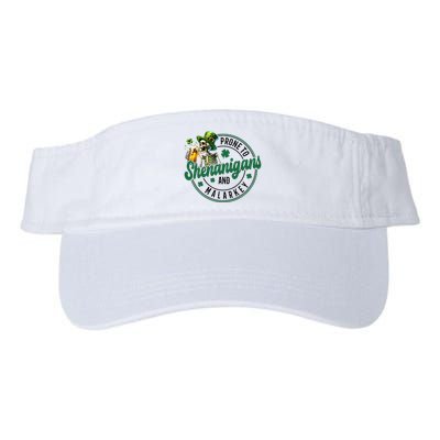 Prone To Shenanigans And Malarkey St Patricks Day Visor