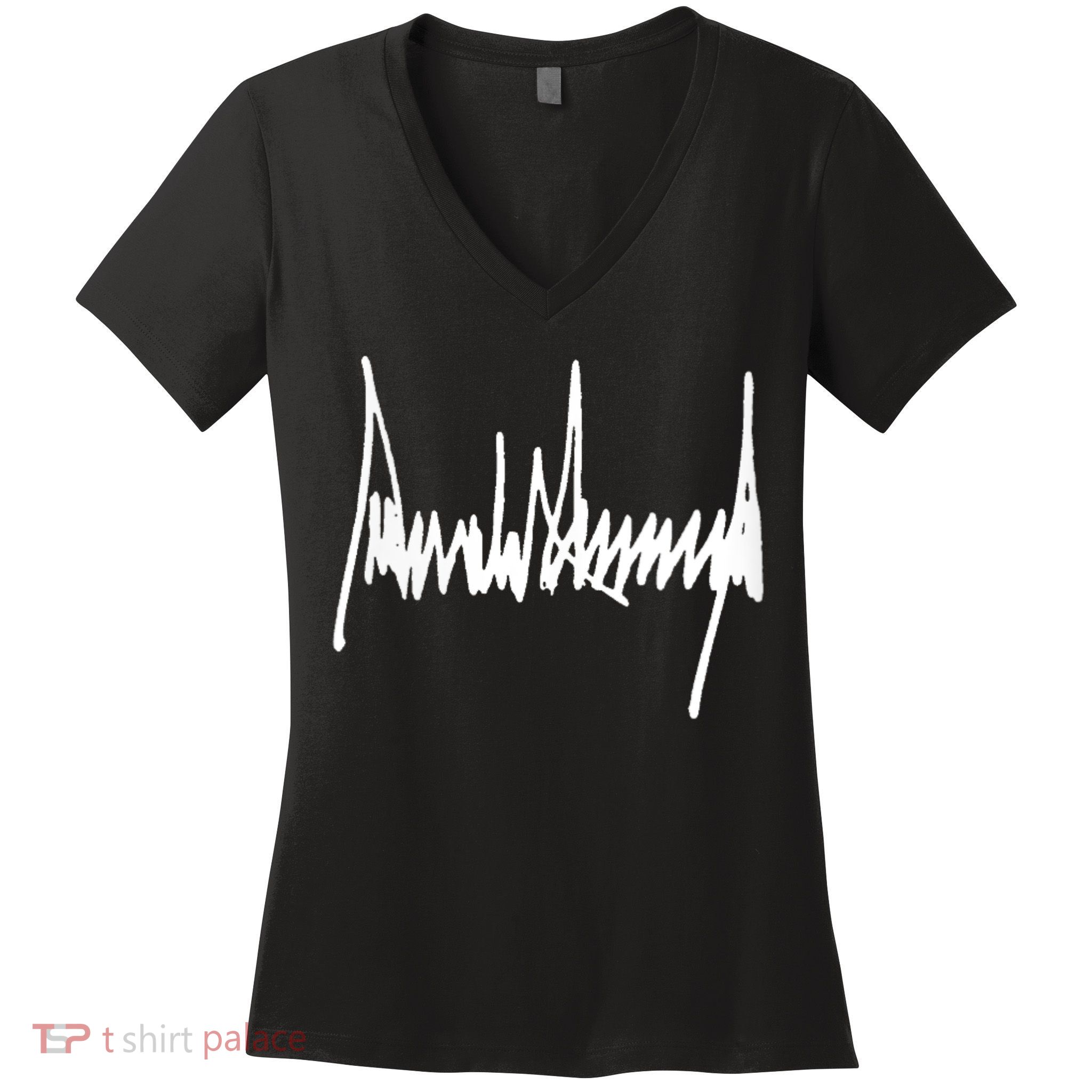 President Trump Signature Women's V-Neck T-Shirt
