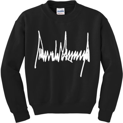 President Trump Signature Kids Sweatshirt
