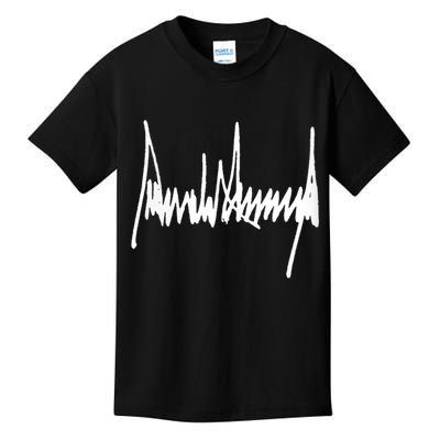 President Trump Signature Kids T-Shirt