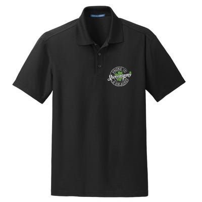 Prone To Shenanigans & Malarkey Fun Clovers St Patrick's Day Dry Zone Grid Polo