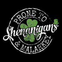 Prone To Shenanigans & Malarkey Fun Clovers St Patrick's Day Visor