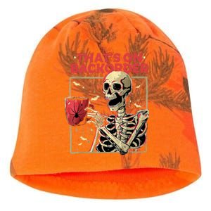 Pharmacy Tech Skeleton ThatS Backorder Funny Halloween Kati - Camo Knit Beanie