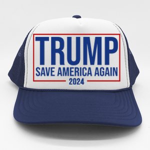 Pro Trump Save America Again 2024 Election Trucker Hat