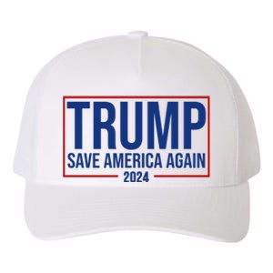 Pro Trump Save America Again 2024 Election Yupoong Adult 5-Panel Trucker Hat