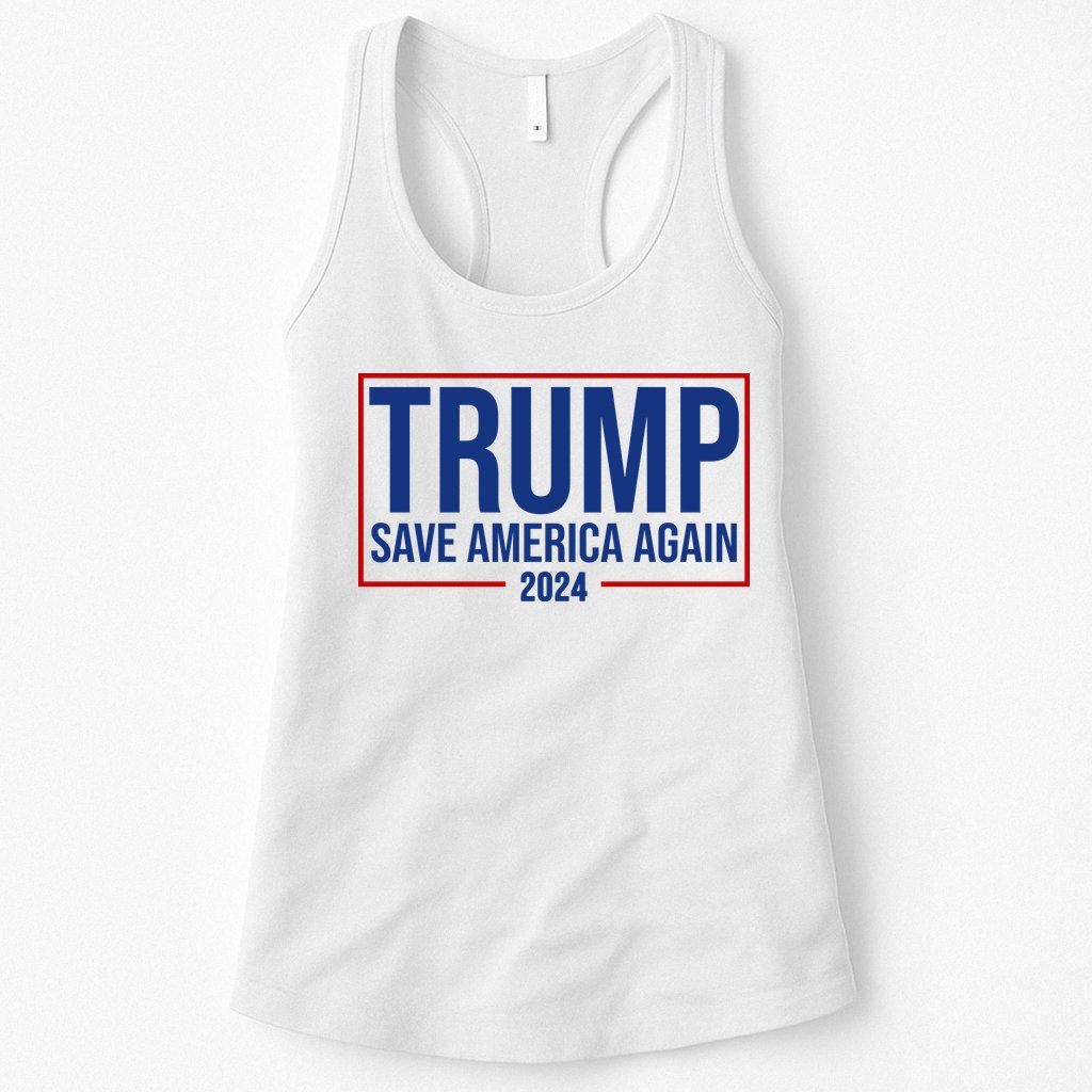 Pro Trump Save America Again 2024 Election Womens Tank Top