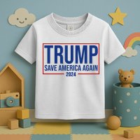 Pro Trump Save America Again 2024 Election Toddler T-Shirt