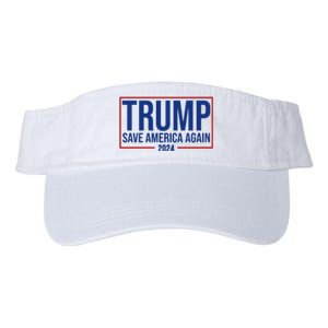 Pro Trump Save America Again 2024 Election Valucap Bio-Washed Visor