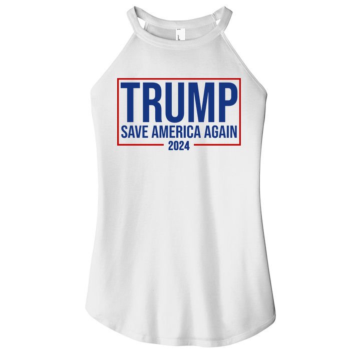 Pro Trump Save America Again 2024 Election Women's Perfect Tri Rocker Tank