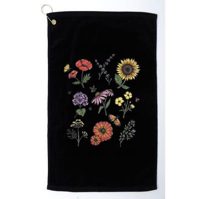Plant These Save The Bees Flowers Gardening Gift Golf Towel