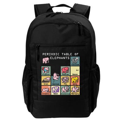 Periodic Table Science Club Biology Teacher Elephant Lover Backpack