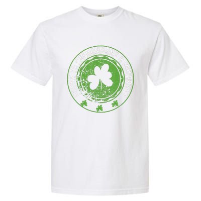 Prone To Shenanigans &amp Malarkey Fun Clovers St Patrick's Day Garment-Dyed Heavyweight T-Shirt