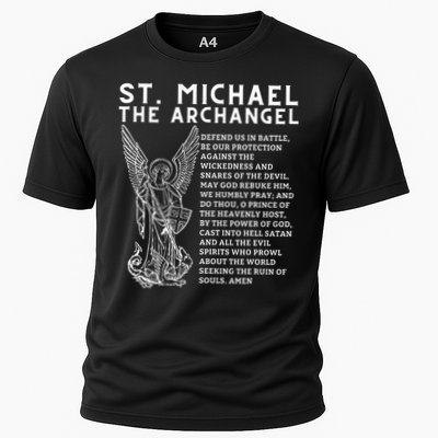 Prayer To St. Michael The Archangel Print Christian Performance Shirt