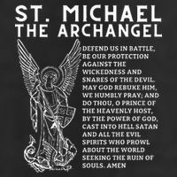 Prayer To St. Michael The Archangel Print Christian 15oz Campfire Ceramic Mug