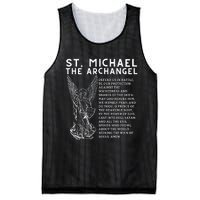 Prayer To St. Michael The Archangel Print Christian Mesh Reversible Basketball Jersey Tank