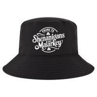Prone To Shenanigans Malarkey Funny Clovers St Patricks Day Cool Comfort Performance Bucket Hat
