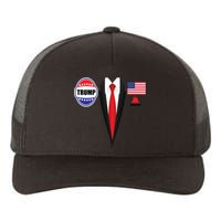 President Trump Shirt Suit Halloween Lazy Costume Flag Yupoong Adult 5-Panel Trucker Hat