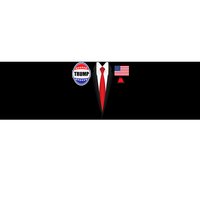 President Trump Shirt Suit Halloween Lazy Costume Flag Bumper Sticker