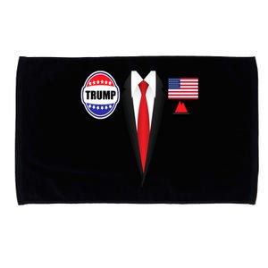 President Trump Shirt Suit Halloween Lazy Costume Flag Microfiber Hand Towel