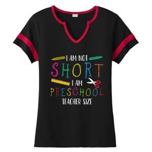 Preschool Teacher Short PreK Teacher Ladies Halftime Notch Neck Tee