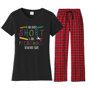 Preschool Teacher Short PreK Teacher Women's Flannel Pajama Set