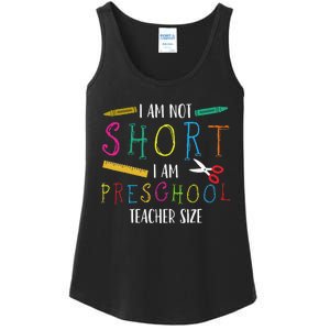 Preschool Teacher Short PreK Teacher Ladies Essential Tank