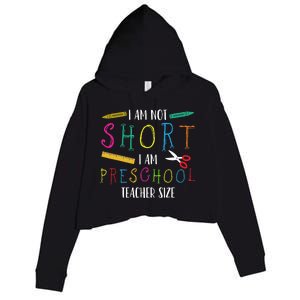 Preschool Teacher Short PreK Teacher Crop Fleece Hoodie